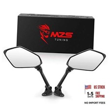 Racing Motorcycle Mirrors, Fairing Rear View Side Mirror Black ZX6R/Z750S