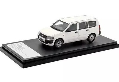 HiStory 1/43 Toyota Probox DX Comfort Package 2010 White Mini Car Model Used
