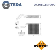 36138 VERDAMPFER KLIMAANLAGE NRF FÜR SEAT EXEO,EXEO ST 2L,1.6L,1.8L