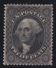 Scott #36b, 12 Cent Washington, Mint Previously Hinged, 2 PF Certifications