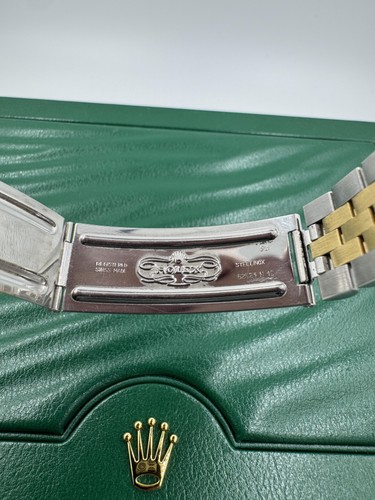 Reloj Rolex Datejust 16233 36 mm 1990 serie E acero inoxidable 18k eslabones completos - Imagen 7 de 12