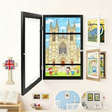 Picture Display Frames For Kids - Storage for up to 10 pieces of Artwork