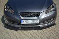 Maxton Design Frontlippe Passend FüR Hyundai Genesis Coupe MK.1 Schwarz Hochglan
