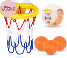 Bath Toys, Bathtub Basketball Hoop for Kids Toddlers, Bath Shower Toys for Kids,