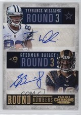 2013 Contenders Round Numbers 16/25 Stedman Bailey Terrance Williams #1 Auto 3j7