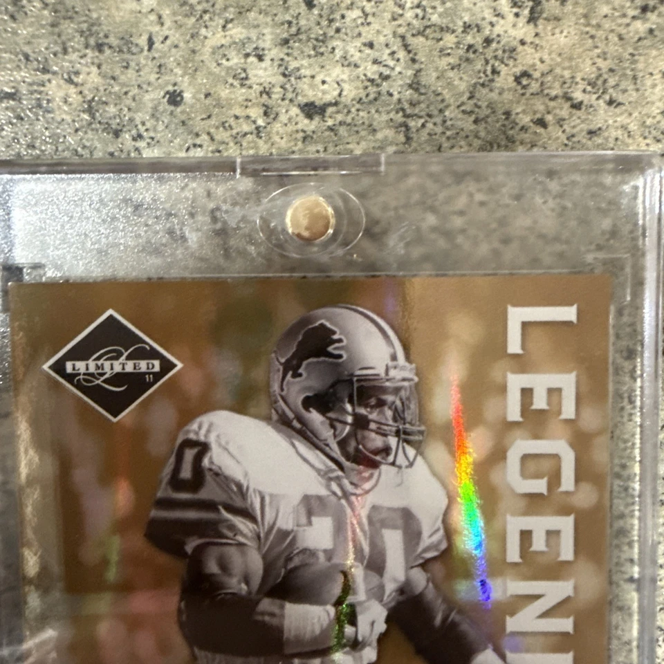 2011 Panini Limited - Legends Barry Sanders #130 Monikers Gold /25 (AU) - Image 2 of 4