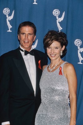 Ted Danson wearing a tuxedo bow tie his wife American actress Mar- 1996 Photo