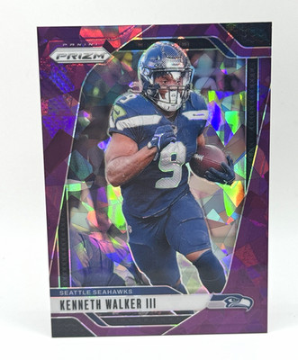Panini 2024 Prizm Kenneth Walker III Seahawks Purple Ice Prizm #260 /225