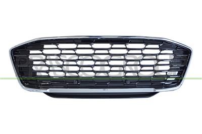 Grille centrale avant noire Ford Puma 2019 avec cadre chromé d'origine