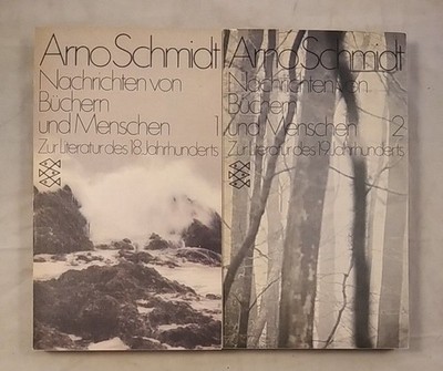 Konvolut: Arno Schmidt - Nachrichten von Büchern und Menschen Teil 1 und 2 [2 Bü
