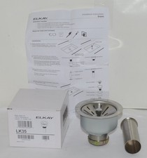 Elkay LK35 3 Inch Stainless Steel Basket Strainer Original Box