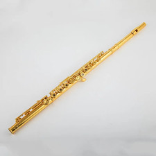 17Keys Open Hole Gold Flute External Cupronickel Key CTune Hand Bfoot Gold Flute