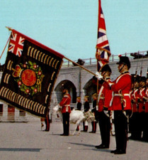 Vintage Postcard Chrome Old Fort Henry Guard Drill Squad Kingston Ontario Canada