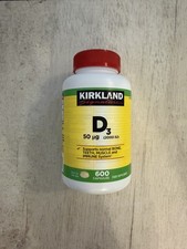 Kirkland Signature extra starkes Vitamin D3 2000 IE 600 Weichkapseln Immun Knochen