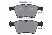 BREMSBELAGSATZ FÜR MERCEDES-BENZ GL-KLASSE (X164) - TEXTAR 2415101 BREMSBELAGSATZ FÜR MERCEDES-BENZ GL-KLASSE (X164) - TEXTAR 2415101