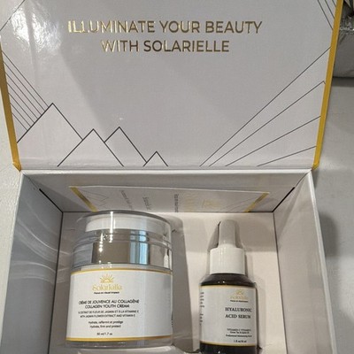 Solarielle Hydration & Youth Set: Hyaluronic Serum + Collagen Cream Anti-Wrinkle