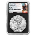 2022 $1 1-oz American Silver Eagle NGC MS70 ER Black Label Retro Core
