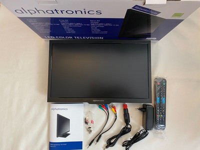 Alphatronics SL-22 DS mit DVB-S2/DVB-T2 & DVD, Hymer für 12/230V Caravan WoMo TV