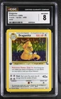 CGC 8 NM/MINT Dragonite 4/62 Fossil 1st Edition Holo Pokemon Card