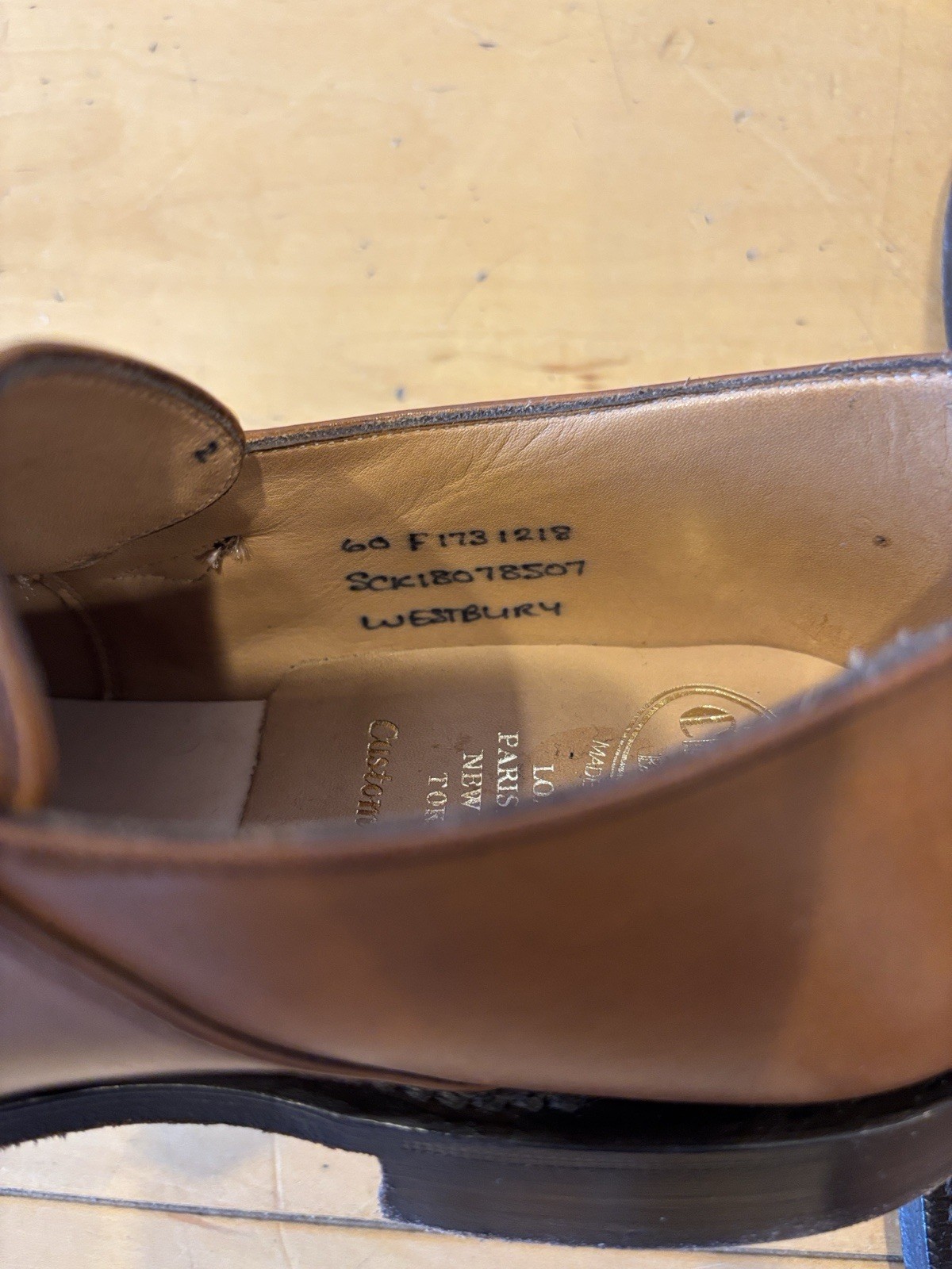 Church's Men's Brown Leather Monk Strap Dress Shoes Size US 7