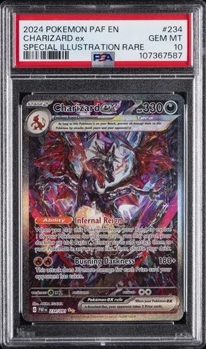 2024 POKEMON PAF EN-PALDEAN FATES SPECIAL ILLUSTRATION RARE CHARIZARD EX PSA 10