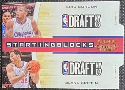 2010-11 Playoff Contenders Blake Griffin Starting Blocks #d 32/99 HIS JERSEY #!