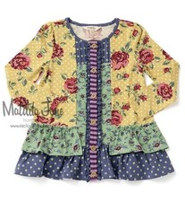 Matilda Jane Choose Your Own Path Setting Sun Tunic Size 4 VGUC
