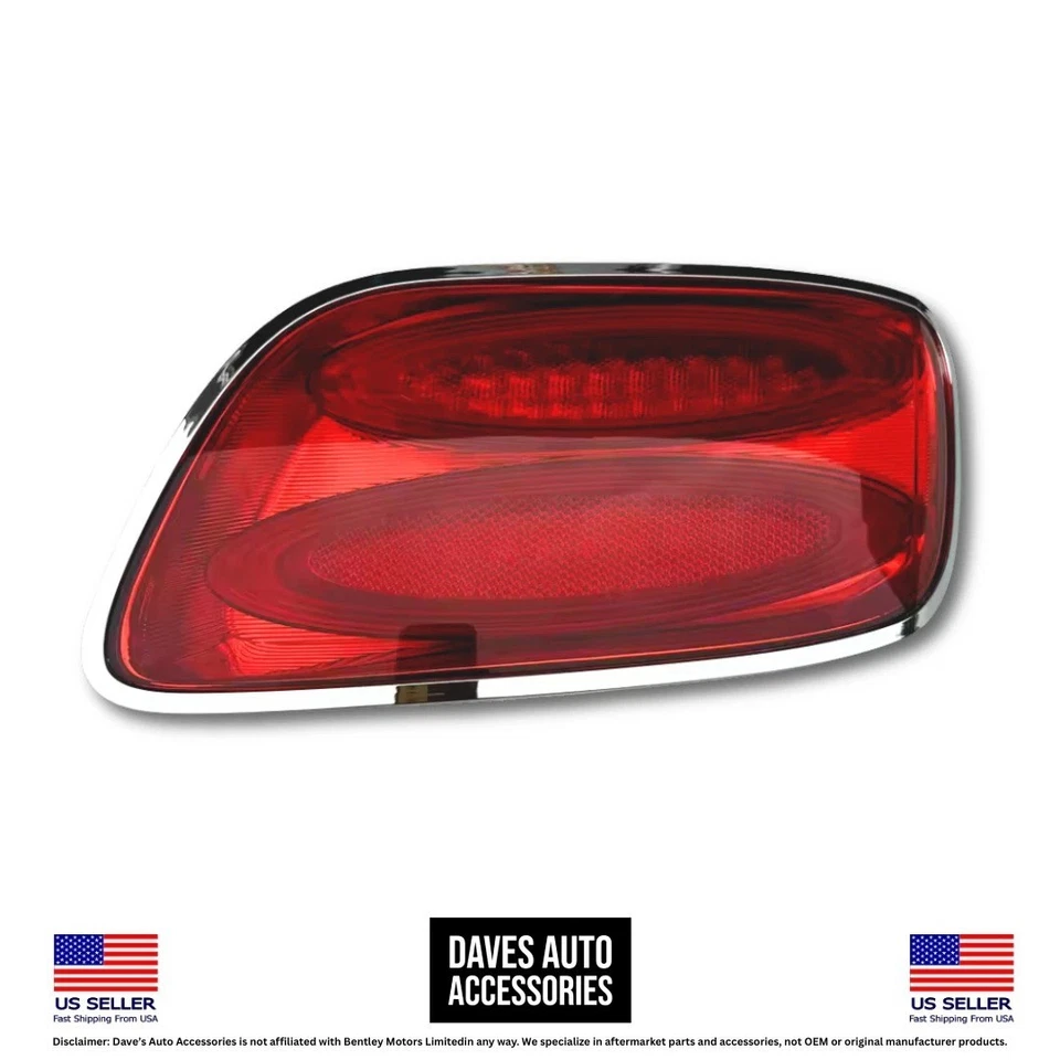 Комплект задних фонарей для Bentley Continental GT GTC 2012–2017 годов выпуска слева направо - Изображение 3 из 4