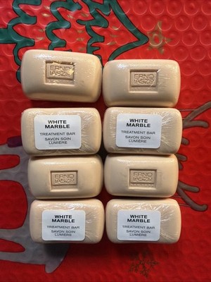 ERNO LASZLO WHITE MARBLE LIGHTENING CLEANSING BAR  0.6 Oz-(NEW-SEALED) x 8
