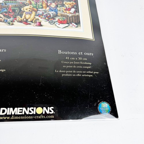 Nuevas Dimensiones Oro Colección Punto de Cruz Botones N Osos 35151 Janet Kruskamp - Imagen 6 de 7