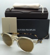 New OLIVER PEOPLES Sunglasses GREGORY PECK OV 5217-S 1485/W4 Buff /Honey w/ Gold
