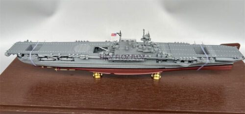 1:700 MILVIC USS Enterprise CV-6 US Navy portaerei 1942 nave modello regalo - Foto 6 di 20
