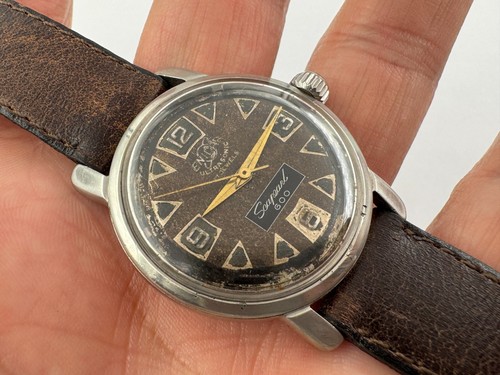 Vintage ENICAR 100/61 Ultrasonic Seapearl 600 Cal 1010 Manual Wind - 34 mm - Picture 19 of 20