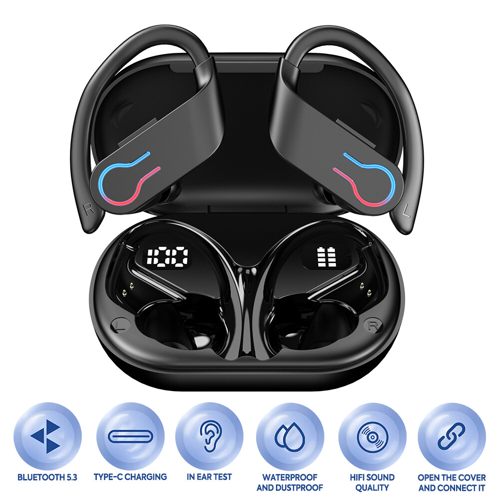 Stereo Bluetooth Earbuds Earphone Headset Charging Case
