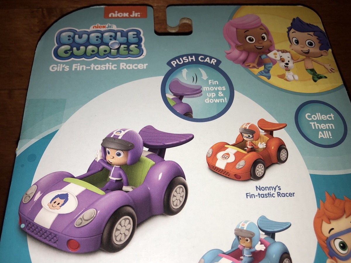 Nick Jr. Bubble Guppies Gil's Fin-tastic Racer Push Car Toy