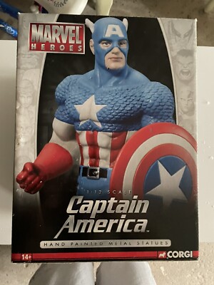 Statue Captain America Corgi - Édition Limitée Numérotée 1042/2500, 2006