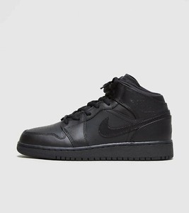 air jordan 1 mid bg black