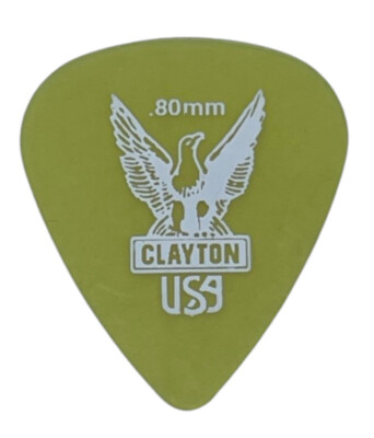 Clayton Ultem Gold - Standard - 0,80 mm (1,6 oder 12 Stück) Plektren