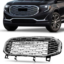 Front Upper Grille Denali Style Chrome For 2018-2021 GMC Terrain