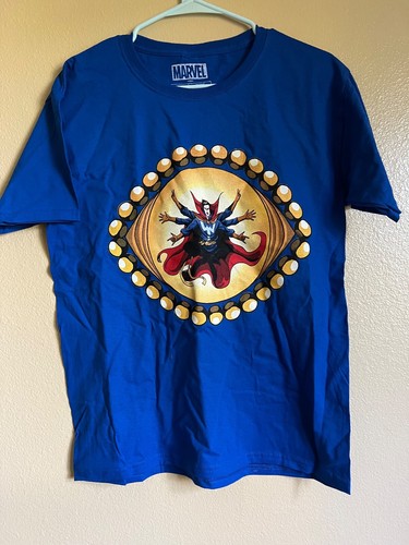 Dr Strange T-Shirt Marvel Lootcrate MCU Comics Superheroes Blue Size Small - Imagen 1 de 3