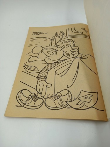 Libro para colorear Walt Disney Mickey Mouse tamaño mouse Walt Disney Prod 1983 SIN USAR - Imagen 12 de 12