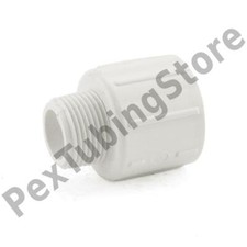 3/4" x 1" PVC Sch. 40 MIP x Socket Adapter