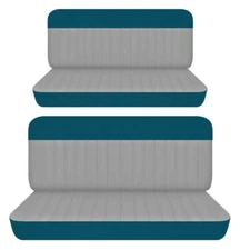 Fits 1954 Ford Customline 4dr sedan hardtop Front and Rear bench seat covers