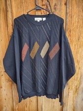 Vintage: Pronto-uomo Sweater: XXL: USA Made: 100% Acrylic