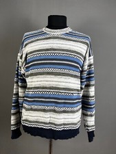 Vintage CARLO COLUCCI Men's Knit Sweater Pullover Jumper Colorful Multicolor 50