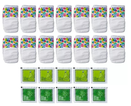 BABY ALIVE DIAPER 'N SNACK REFILL PACK 14 DIAPERS 10 FOOD PACKS NIB