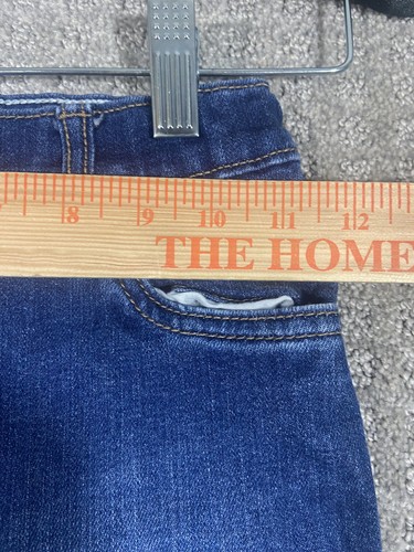 Carters Kid Jeans 7 Girls Blue 5 Pocket Skinny Denim Jeans Adjustable Waist - Picture 5 of 8