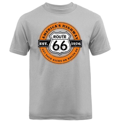 Route 66 America's Highway Graphic T-shirt Tee
