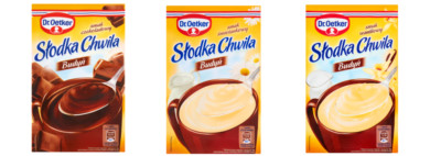 DR OETKER PUDDING BUDYN 100% - 43G - INSTANT DESSERT SWEET MOMENT SLODKA CHWILA