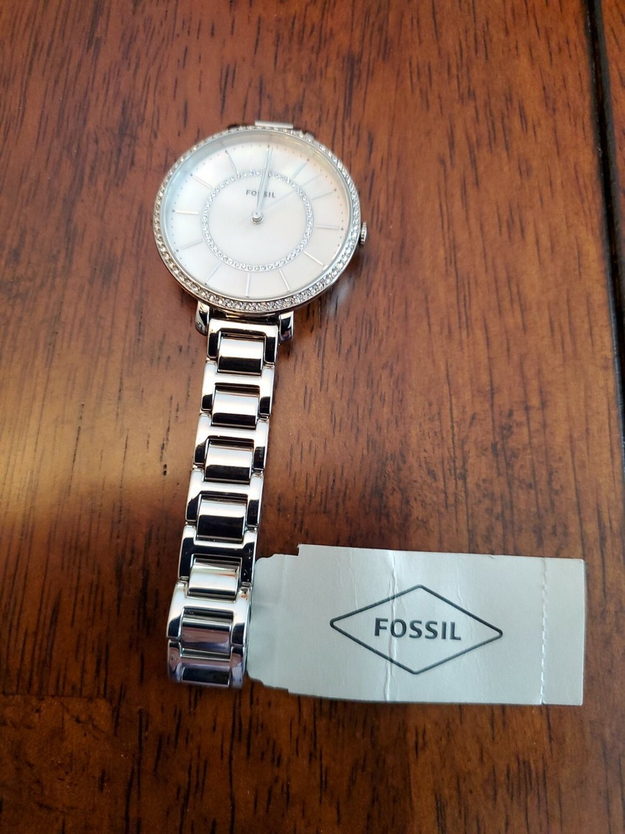 Ladies Fossil Watch Beautiful Mother of Pearl